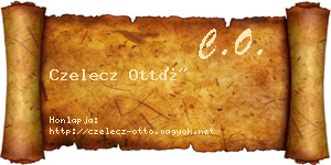 Czelecz Ottó névjegykártya