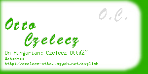 otto czelecz business card